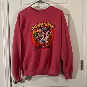 looney tunes crewneck hoodie